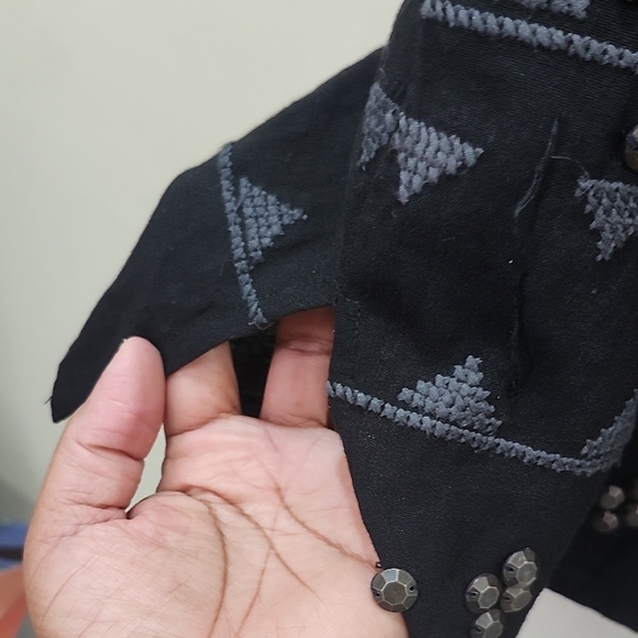 Monoreno Vtg Black and White Geometric Mini Dress - Picture 5 of 16